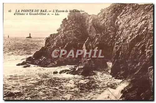 Cartes postales Pointe du Raz L Entree de la Chambre d Ollvter (Gramb Oliar)