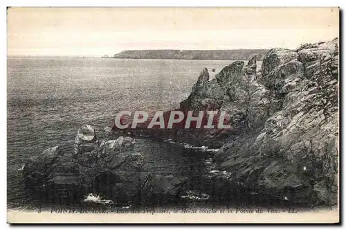 Ansichtskarte AK Pointe Du Raz Baie des Trepasses le Moine couche et la Pointe du Van