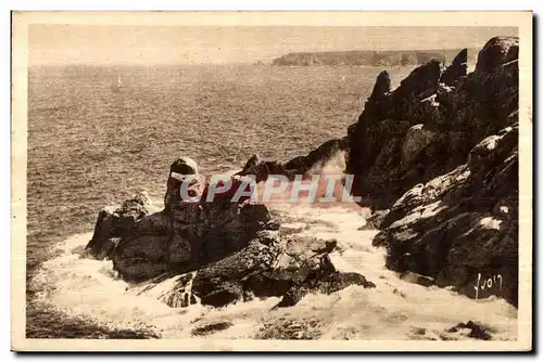 Ansichtskarte AK Pointe Du Raz (Finistere) La baie des trepasses