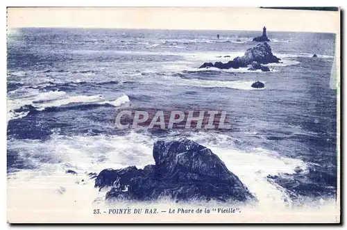 Cartes postales Pointe Du Raz Le phare de la Vieille