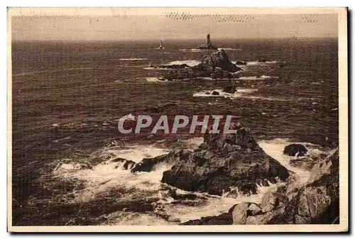 Ansichtskarte AK Pointe Du Raz De Sein (Finistere) La Phare de la Vieille