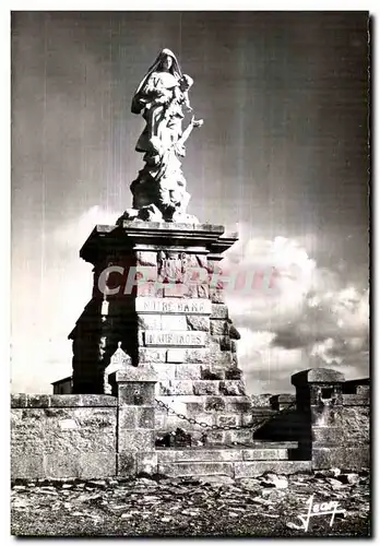 Ansichtskarte AK La Pointe Du Raz (Finistere) La Ststue Notre Dame des Naufrages