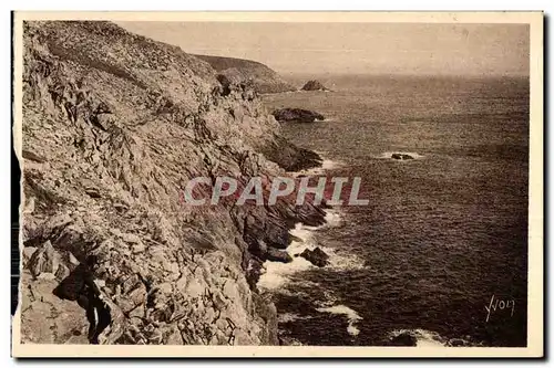 Ansichtskarte AK Pointe du Raz De Sein (Finistere) Loge de Sarah Bernhardt