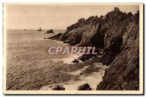 Ansichtskarte AK Pointe du Raz De Sein (Finistere) La Cote Sud