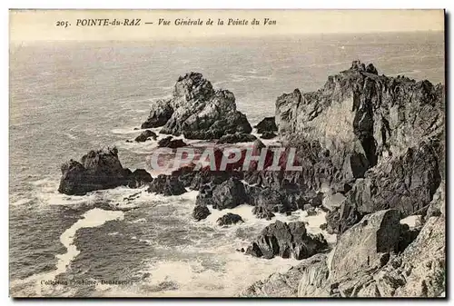 Cartes postales Pointe Du Raz Vue Generale de la Pointe de Van