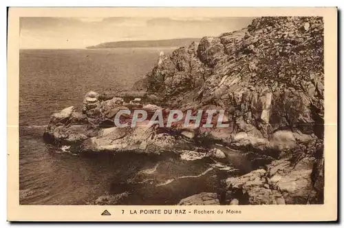 Ansichtskarte AK La Pointe Du Raz Rochers du Moine