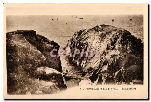 Cartes postales Pointe Saint Mathieu Les Rochers