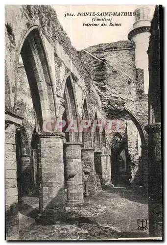 Environs de Brest - Pointe Saint Mathieu - Ruines de l Abbaye - Ansichtskarte AK