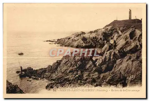 Pointe Saint Mathieu - La Cote Sauvage - Ansichtskarte AK