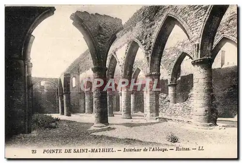 Pointe Saint Mathieu - Ruines de l Abbaye - Ansichtskarte AK