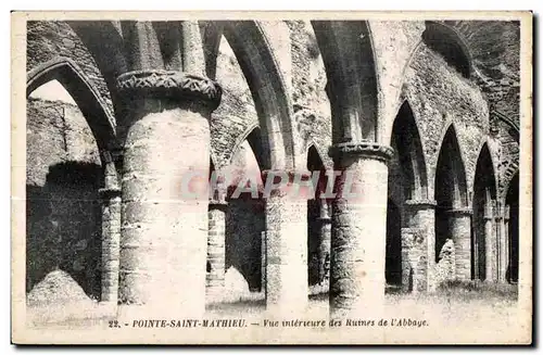 Pointe Saint Mathieu - Ruines de l Abbaye - Cartes postales