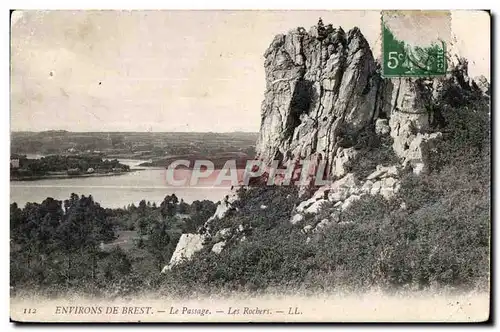 Environs de Brest - Le Passage - Les Rochers - Ansichtskarte AK