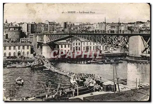 Brest - Le Grand Pont - Cartes postales