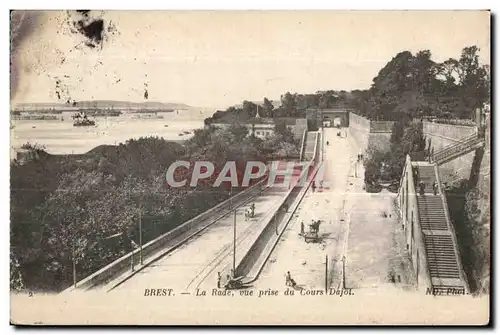 Brest - La Rade - Vue prise du Cours Dajot - Ansichtskarte AK