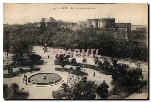 Brest - Le Chateau - La Place - Cartes postales