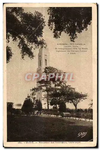 Brest - Monument aux Americains - Cartes postales