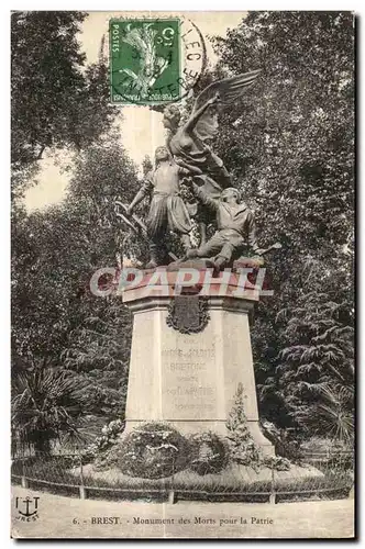 Brest - Monument des Morts - Ansichtskarte AK