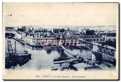 Brest - Le Pont National - Vue d Ensemble - Cartes postales