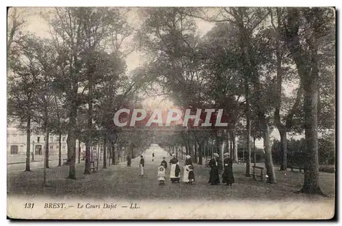 Cartes postales Brest Le Cours Dajot