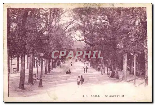 Cartes postales Brest Le Cours d Ajot