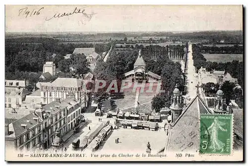 Ansichtskarte AK Sainte Anne D Auray Vue prise du Clocher de la Basilique