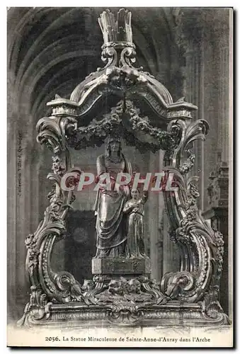 Cartes postales La Statue Miraculeuse de Sainte Anne d Auray dans l Arche