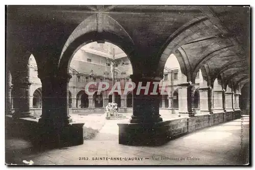 Cartes postales Sainte Anne d Auray Vue Interieur du Cloitre