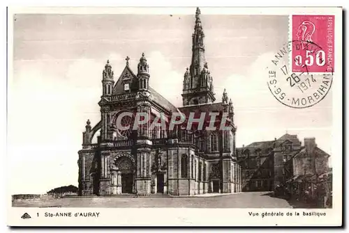 Sainte Anne d Auray - Vue Generale de la Basilique - Cartes postales