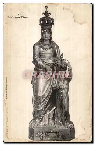 Sainte Anne d Auray - La Statue de Sainte Anne - Cartes postales