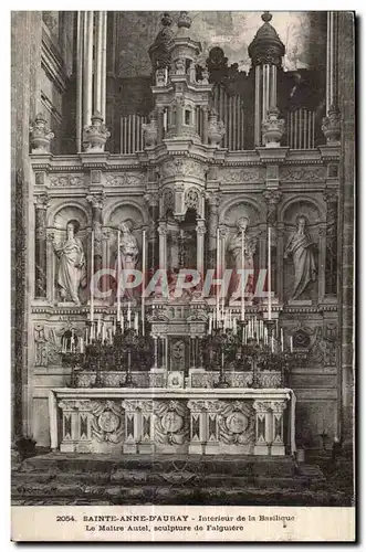 Sainte Anne d Auray - Interieur de la Basilique orgue - Ansichtskarte AK