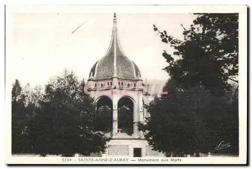 Sainte Anne d Auray - Monument aux Morts - Ansichtskarte AK