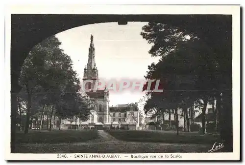 Sainte Anne d Auray - Basilique vue de la Scala - Cartes postales