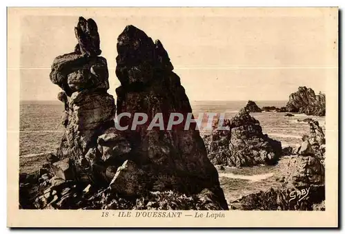 Cartes postales Ile D Ouessant Le Lapin