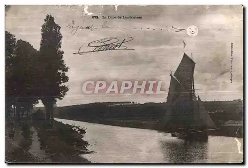 Cartes postales La Lune de Landerneau Bateau