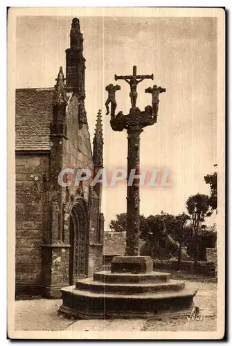 Cartes postales Lampaul (Finistere) Le Calvaire et le Porche (1533)