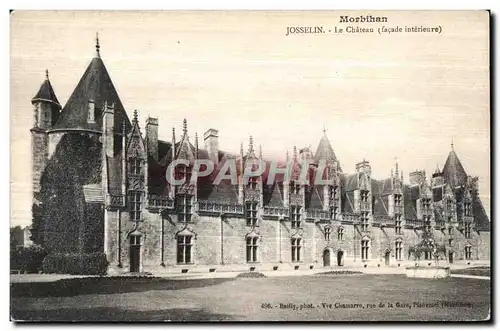 Ansichtskarte AK Morblhan Josselin Le Chateau (facade interieure)