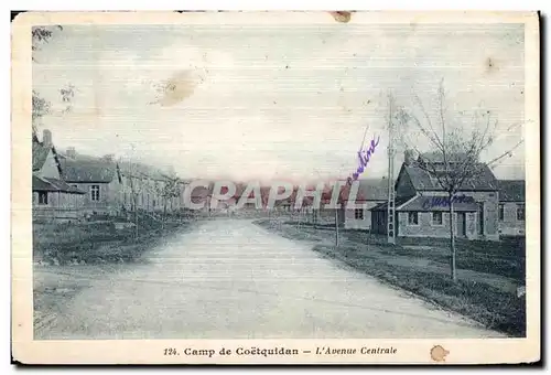 Cartes postales Camp de Coetquidan L Avenue Centrale Militaria