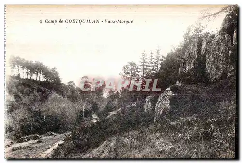 Cartes postales Camp de Coetquidan Vaux Marque