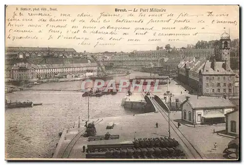 Cartes postales Brest Le Port Militaire