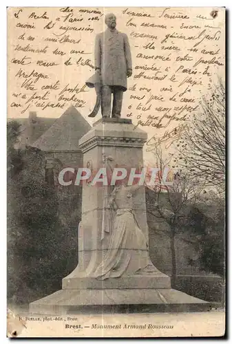 Ansichtskarte AK Brest Monument Armand Rousseau