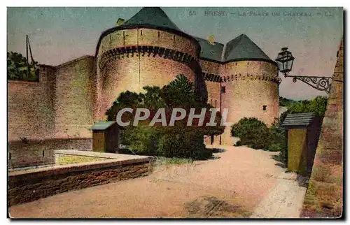 Cartes postales Brest La Porte du chateau