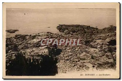 Cartes postales Benodet Les Rochers