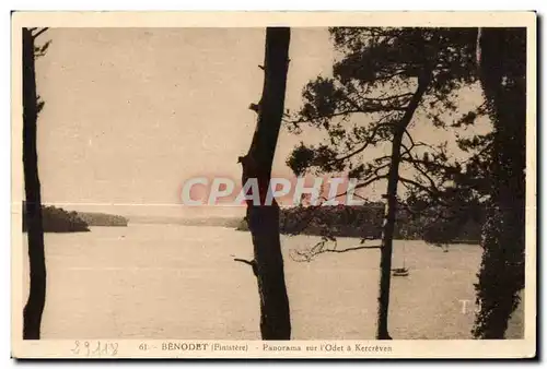 Cartes postales Benodet (Finistere) Panorama sur L Odet a Kercreven