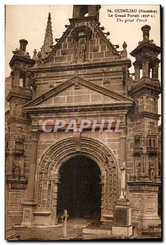 Cartes postales Guimilau (Finistere) Le Grand Portail (XVI s)