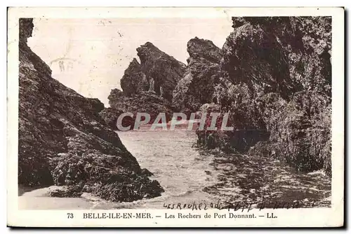 Ansichtskarte AK Belle IIe En Mer Les Rochers de Port Donnant