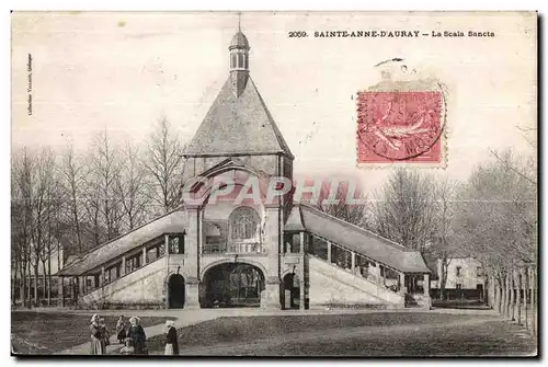 Cartes postales Sainte Anne D auray La Scala Sancta Folklore Costume Bretagne