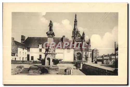 Cartes postales Sainte Anne D Auray La Fontaine La Basilique