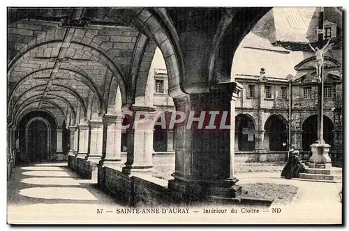 Cartes postales Sainte Anne D Auray Interieur du Cloitre