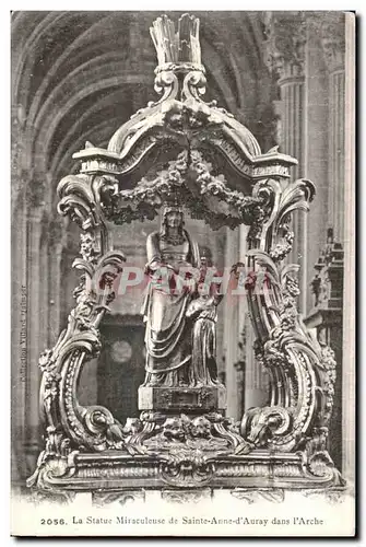 Cartes postales Sainte Anne d Auray La Statue Miraculeuse de Dans l Arche