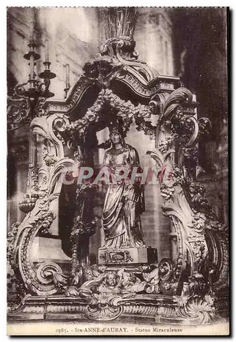 Cartes postales Sainte Anne d Auray Statue Miraculeuse